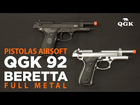 Pistola de Airsoft Beretta M92 GBB QGK