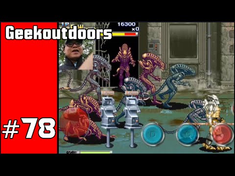 RETRO GAMES: Alien Vs. Predator Review | Capcom Geekoutdoors.com EP78