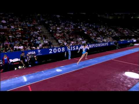 Mattie Larson - Vault - 2008 Visa Championships - Day 1