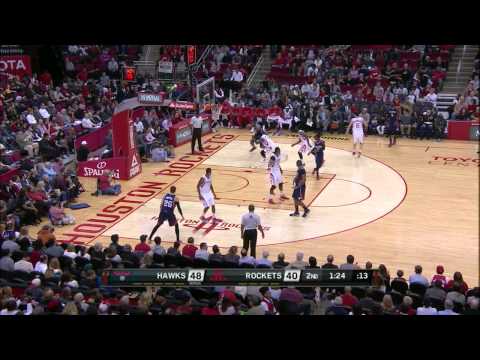 DeMarre Carroll Highlights Hawks vs. Rockets 12.20.2014 - 13 Points, 1 Assist
