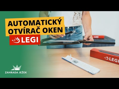 Automatický otvírač LEGI pro střešní skleníková okna