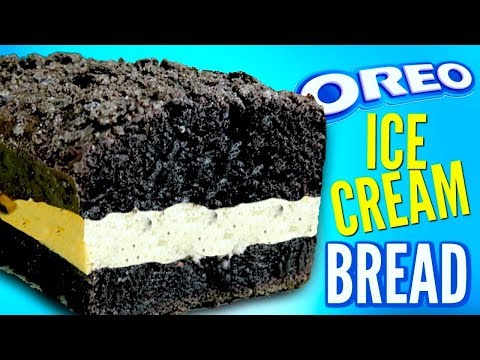 OREO BREAD - How To Turn Ice Cream Into Cookie Bread DIY Video