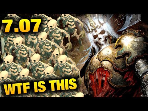 Wraith King with Skeleton king in 7.07 Dota 2 Dueling Fates Update - Wagamama