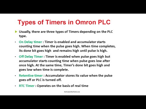 Introduction to Timers in Omron PLC - Types of Timers in CX Programmer