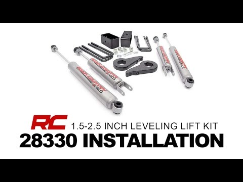 Installing a 1.5 to 2.5 inch Suspension Lift Kit by Rough Country for GM 1500