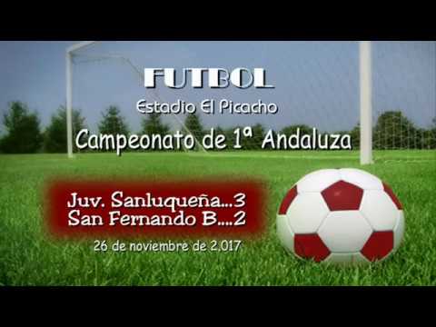 Resumen, Juventud Sanluqueña 3-2 San Fernando B - 17/18