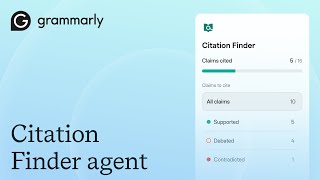 Find Sources Fast With Grammarly’s Citation Finder