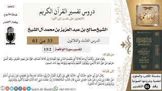 دروس تفسير القرآن الكريم - تفسير سورة الواقعة (2) - معالي الشيخ صالح آل الشيخ - تفسير - كبار العلماء image