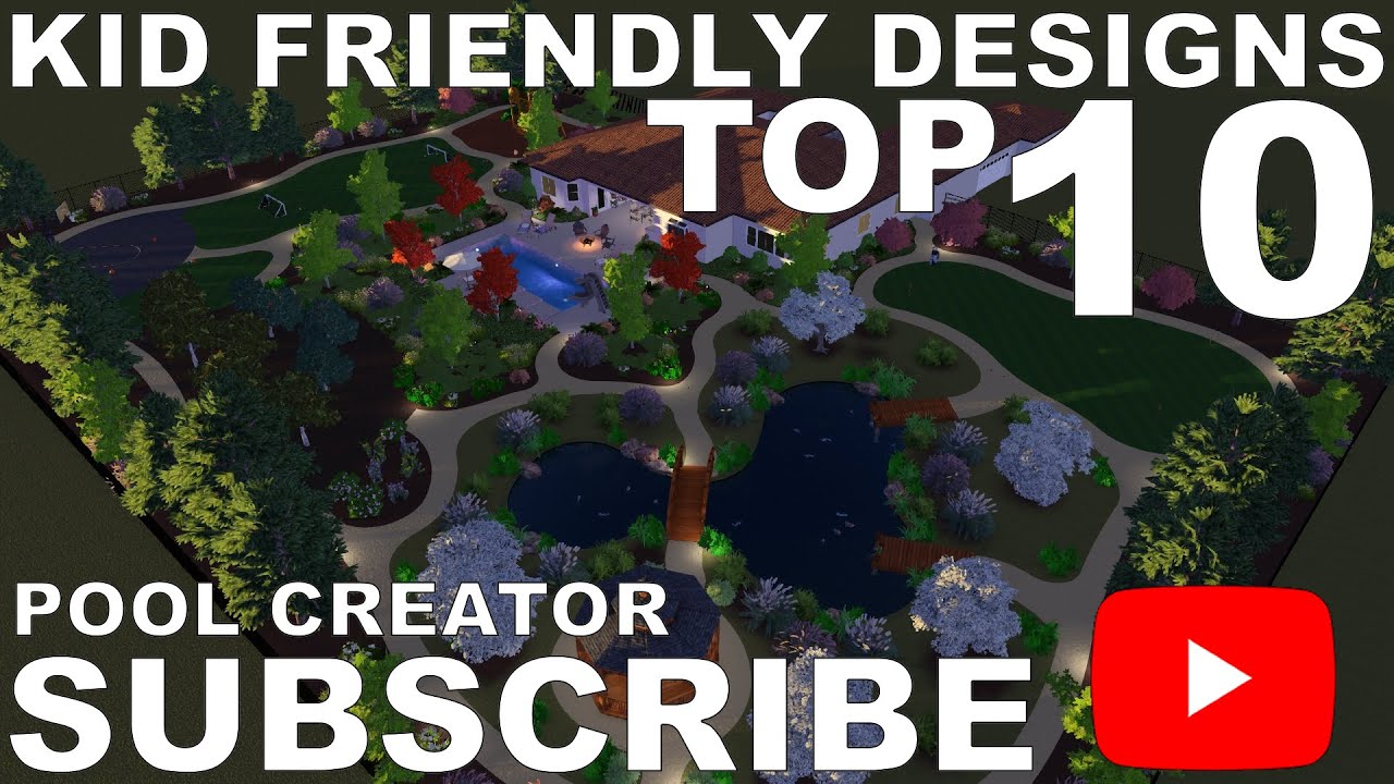 Top 10 Kid Friendly Designs - Swimming Pool & Landscape Ideas - Epic Backyard Outdoor Living (HD)