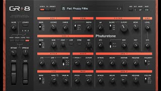Video thumbnail for GR-8 Free VST / AU analog synthesizer by Phuturetone by PLUGINS4FREE