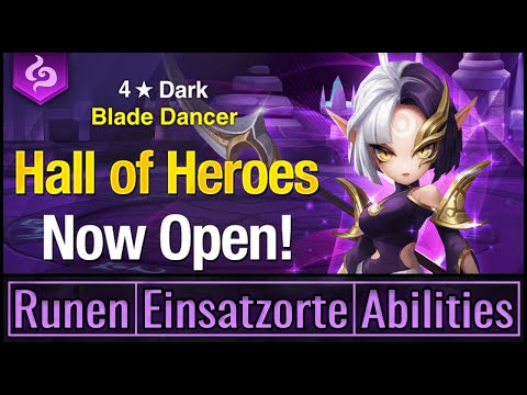 Hall of Heroes | Vereesa im Überblick (Runen, Abilities, Einsatzorte uvm) (Summoners War)