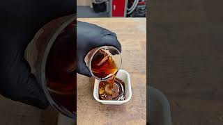 🍵 Black Tea vs. Rust 🛠️ - Rust Remove #shorts #removerust #restoration #forgottenshine