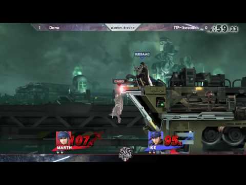 HSV - Dano (Marth) Vs. TTP~Ikesaac (Artik) Winners Bracket - Smash 4