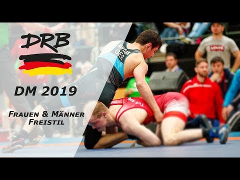 RINGEN DM 19 Frauen & Männer - 86kg Thomas Gebhardt vs. Schaman Kasumov
