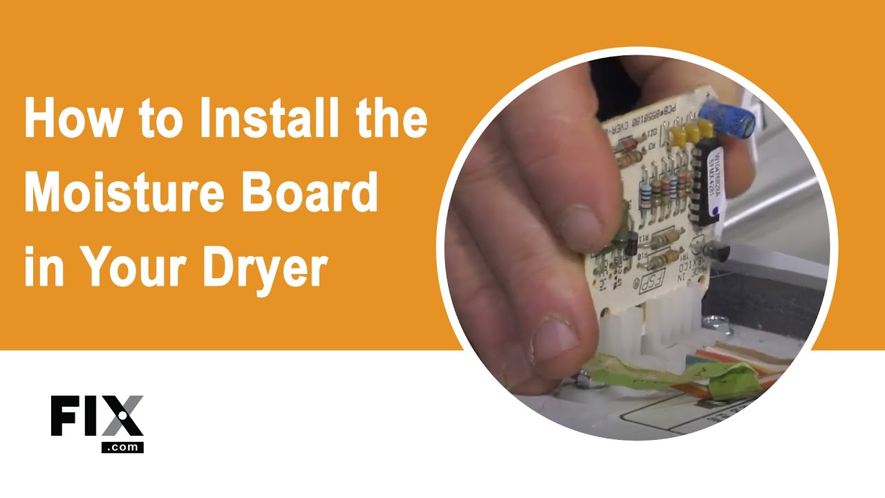 How to Fix a Dryer Moisture Sensor Board When Your Clothes Come Out