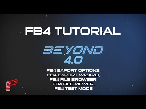 Pangolin FB4 Tutorial 2/3 - FB4 Export Types and Export Options