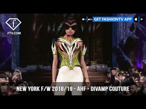New York Fashion Week Fall/Winter 18 19 - Art Hearts Fashion - Divamp Couture | FashionTV | FTV