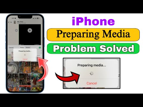 iPhone Preparing Media Problem 100% solved | preparing media problem in iPhone | iPhone photo send