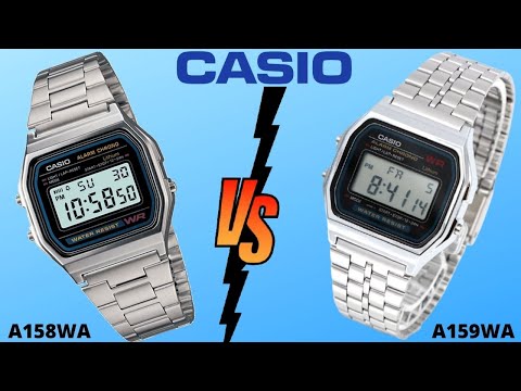 A159WA-N1DF VS A158WA-1DF | CASIO DIGITAL VINTAGE | HOW TO CHECK ORIGNAL CASIO WATCH