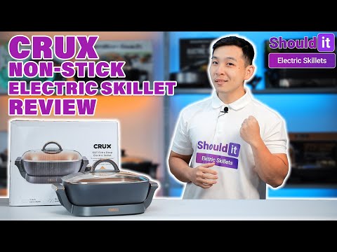 CRUX Electric Skillet Review (14620) - Shouldit Electric Skillet Series