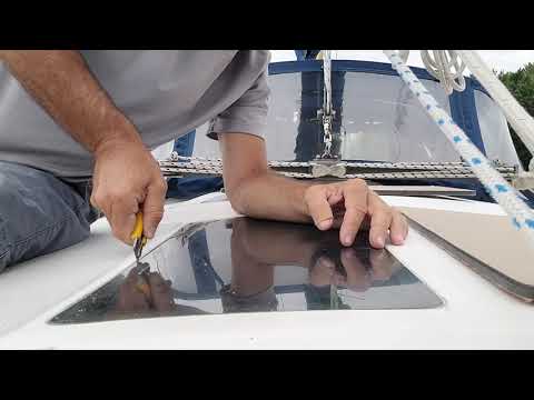 Replacing Polycarbonate windows on boat.