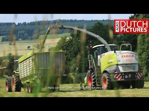 Grass silage with Claas Jaguar 960 near Uslar, Germany | LU Schmidt | Adelebsen
