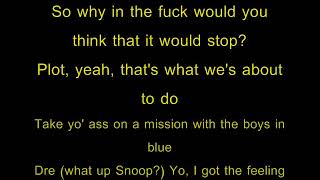 Dr. Dre - Deep Cover 187 ft. Snoop Dogg (lyrics)