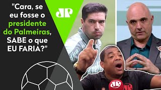 Elevou o tom! Olha o que Vampeta disse sobre Abel x Galiotte no Palmeiras