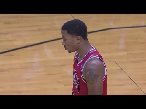 Derrick Rose 12 Pts & Carlos Boozer 31 Pts Full Highlights at Heat (2013.10.29)