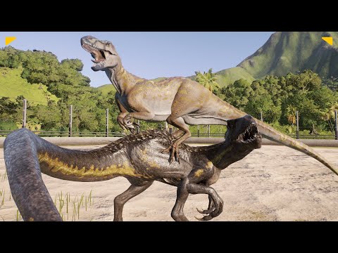 ALL CARNIVORE vs MAX INDORAPTOR FIGHT ! - Dinosaurs Fight Club