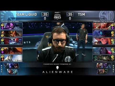 TL vs TSM Game 1 - 2019 LCS Spring Finals - Team Liquid vs Team Solo Mid