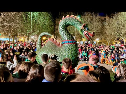 Ball de la Draca (Carnaval de Solsona Dissabte Nit 26 febrer 2022)