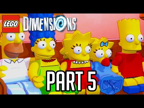 LEGO Dimensions Walkthrough Part 5 - THE SIMPSONS!! (Gameplay PS4/XB1/Wii U 1080p HD)
