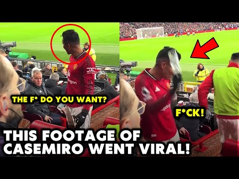 NO WAY! Casemiro’s reaction to being substituted in the Bournemouth match went viral!