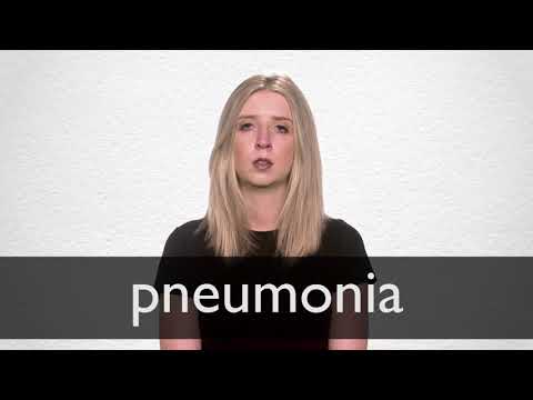 How to pronounce PNEUMONIA in British English