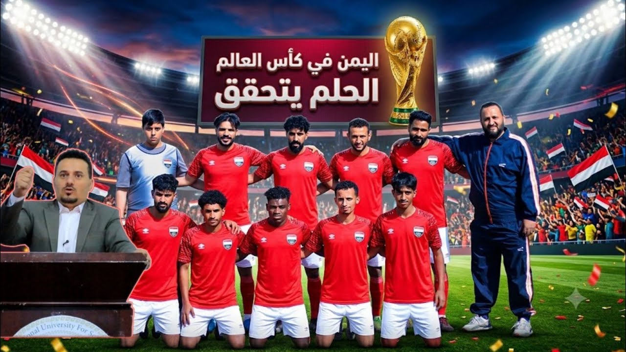 رسمياً اليمن تتأهل لكأس العالم|وتواجه كريستيانو🇾🇪🔥