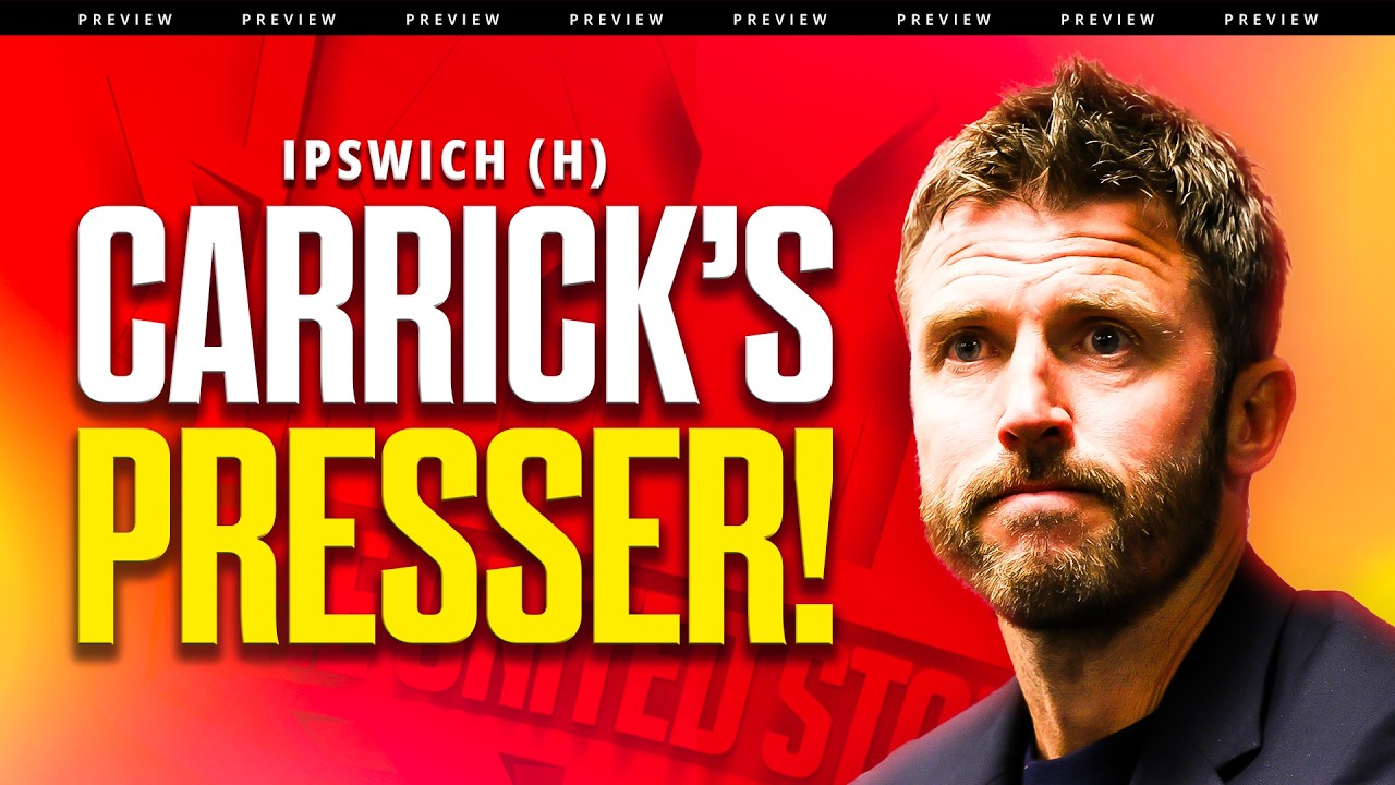 Man Utd VS Ipswich | Carrick Press Conference Reaction!