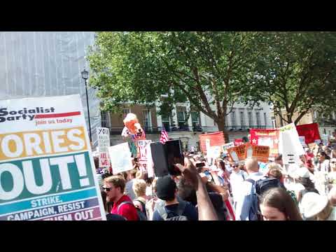Anti-Drumpf protest London 13/7/18 part 13