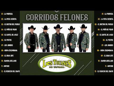 Los Tucanes De Tijuana - Corridos Felones Serie 35 | Sus Mejores Canciones ( Album Completo )