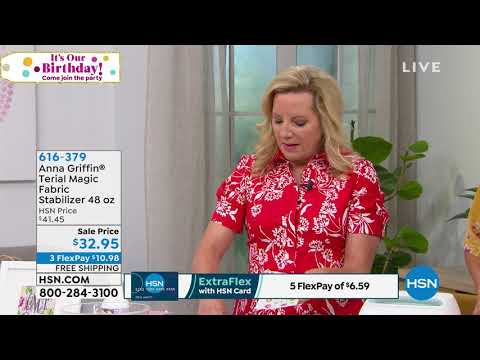 Anna Griffin Terial Magic Fabric Stabilizer 48 oz.