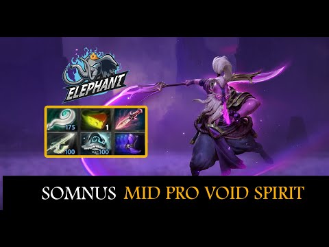 SOMNUS. VOID SPIRIT | Strongest mid laner | Absolutely Crazy -  Carry the game