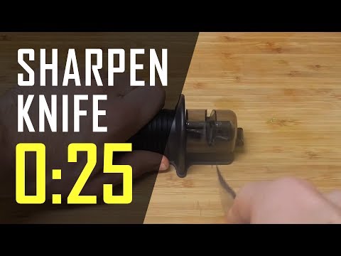 How to: Use a Pull Through Sharpener