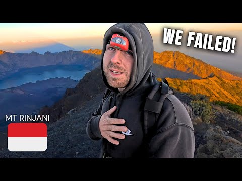 Mount Rinjani FAIL! 🇮🇩 The Volcano That Broke Us