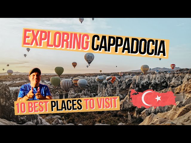 Travel vlog - 10 Best Places to Visit in Cappadocia, Turkey 🇹🇷 | Things to Do in Cappadocia Travel Vlog