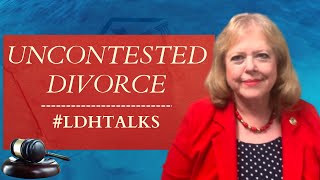 UNCONTESTED DIVORCE in TEXAS
