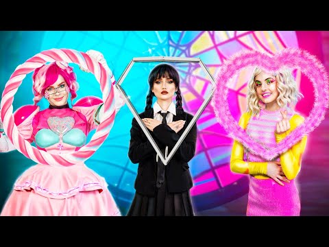 Уэнсдей Аддамс vs Инид vs Сюзи Снэктайм! Инид пропала