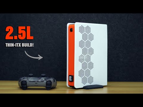 2.5L Thin-ITX build: PS5 too big so I 3D-printed a small one