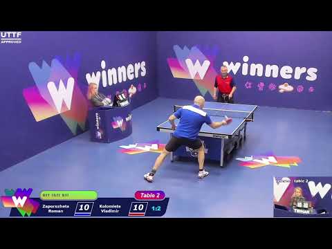 WINners CUP table 2  13.01 Zaporozhets Roman - Kolomiets Vladimir  16:00