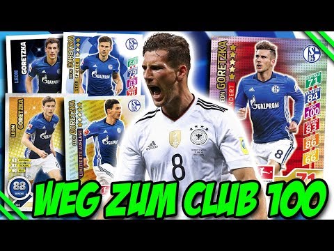 LEON GORETZKAS WEG ZUM CLUB 100 | Topps Match Attax Extra 2017-2018 Bundesliga