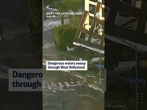 Dangerous waters sweep through West Hollywood